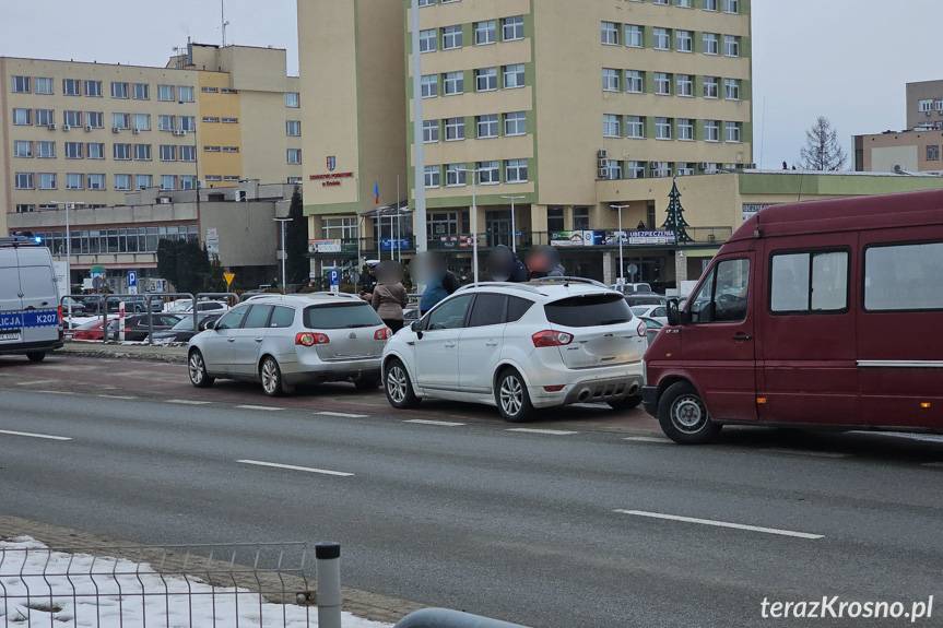 Zdarzenie drogowe na Bieszczadzkiej