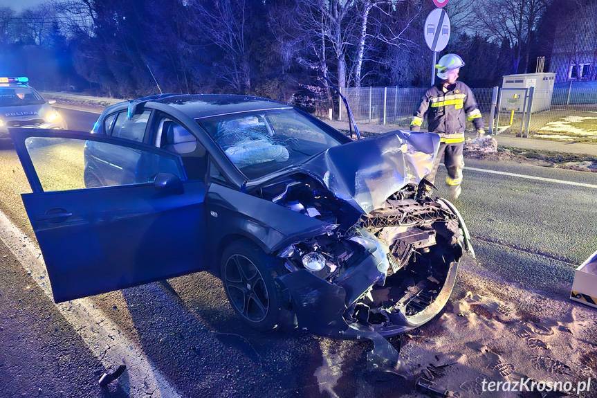 Wypadek w Potoku na DK28
