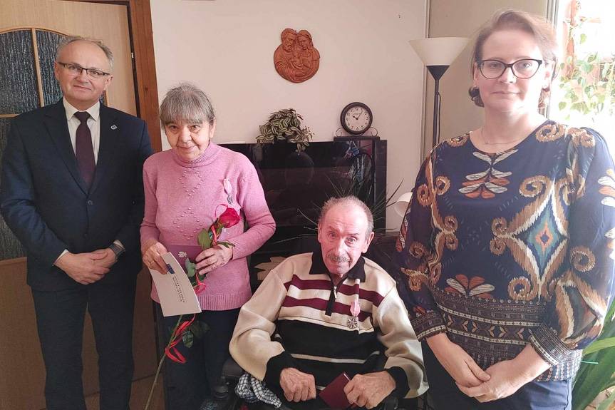 Złote Gody w Korczynie. Wójt z wizytą u Jubilatów