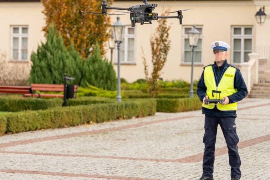 Działania "P-4" z wykorzystaniem policyjnego drona