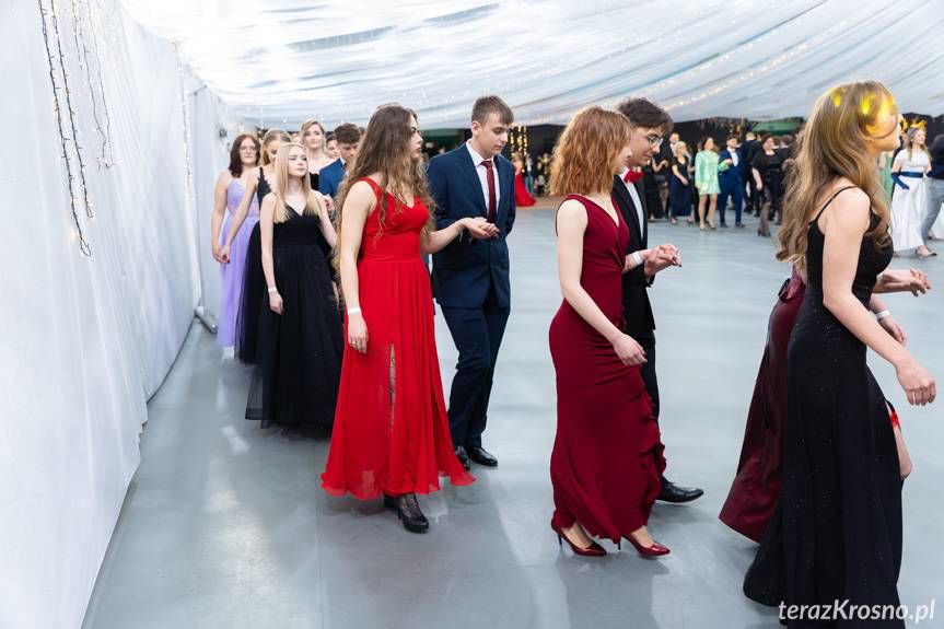 Studniówka maturzystów II LO w Krośnie - ostatnia prosta przed maturą [ZDJĘCIA]