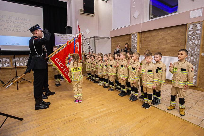 Korczyna ma 21 nowych członków Dziecięcej Drużyny Pożarniczej