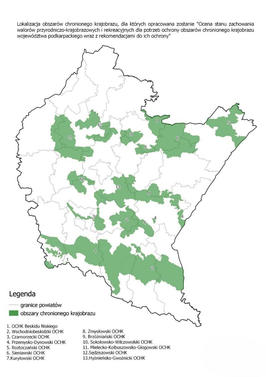 Obszary chronionego krajobrazu na Podkarpaciu. Także w powiecie krośnieńskim