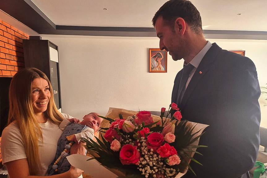 Burmistrz Iwonicza-Zdroju powitał pierwszych mieszkańców gminy