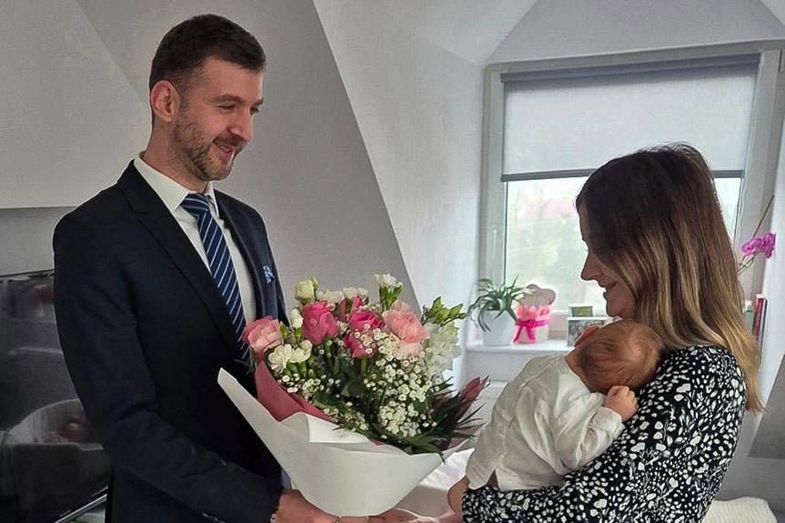 Burmistrz Iwonicza-Zdroju powitał pierwszych mieszkańców gminy