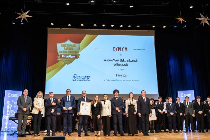 Prestiżowa gala na Politechnice Rzeszowskiej. Krośnieńskie szkoły wyróżnione!