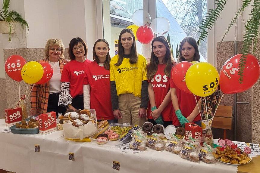 Słodka pomoc dla Afryki od społeczności SP w Potoku