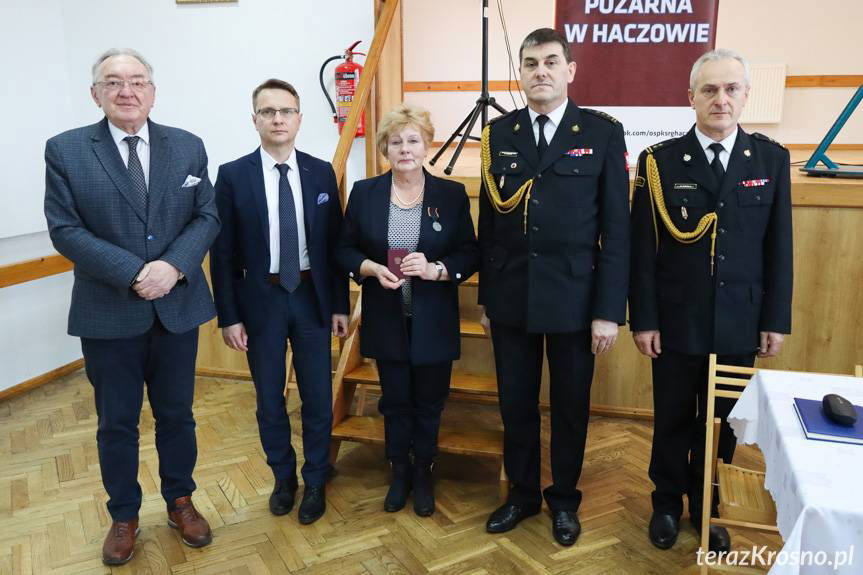 Zebranie sprawozdawcze w OSP Haczów. Uroczyście i podniośle