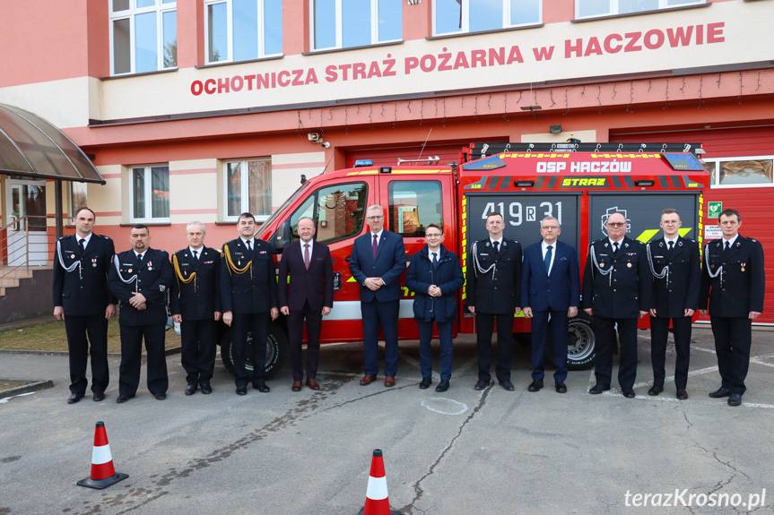 Zebranie sprawozdawcze w OSP Haczów. Uroczyście i podniośle