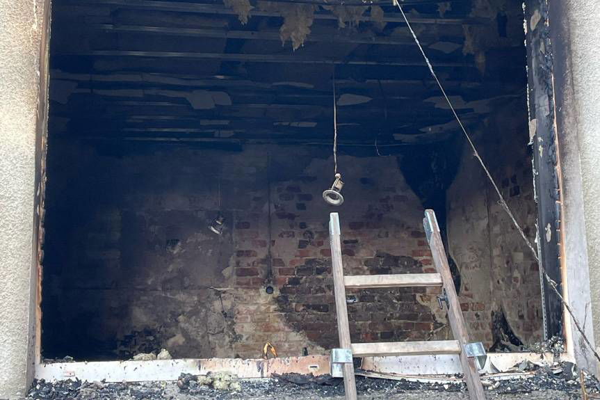 Tragiczny pożar w Pilźnie. Jedna osoba nie żyje, druga ranna