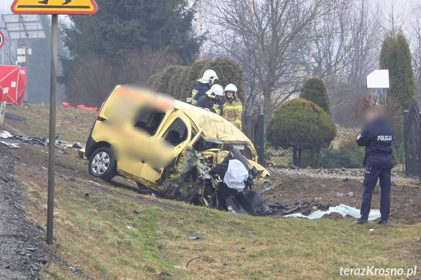 Tragiczny wypadek w Kołaczycach. Nie żyje 47-letni mieszkaniec powiatu krośnieńskiego
