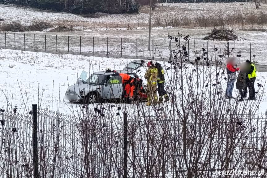 Zdarzenie drogowe w Krośnie