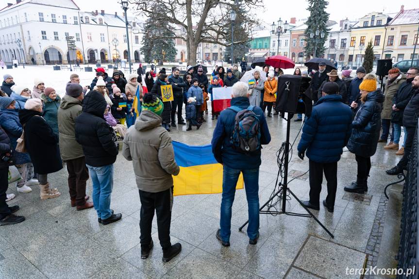 "Nie możemy być obojętni" - emocjonujące spotkanie na krośnieńskim rynku