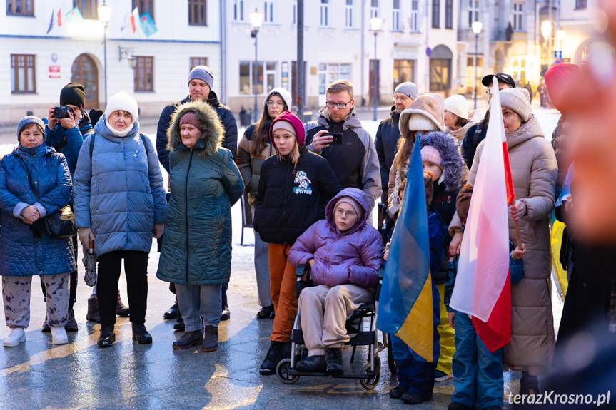 "Nie możemy być obojętni" - emocjonujące spotkanie na krośnieńskim rynku