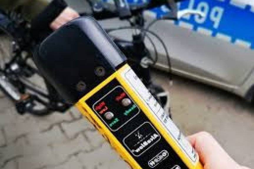 2,5 tys. zł mandatu dla nietrzeźwego rowerzysty