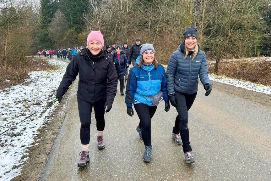 Spacery w gminie Wojaszówka - blisko 140 osób na trasie