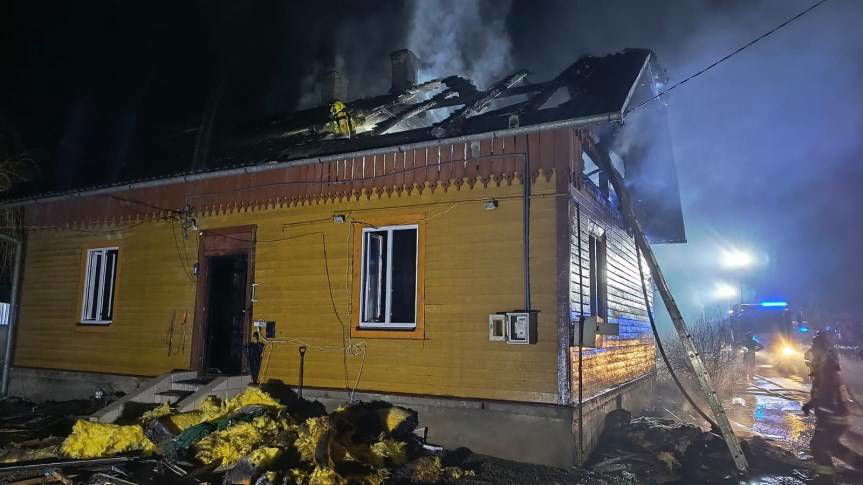 Tragiczny pożar w Brzozowie. Zginęły dwie osoby