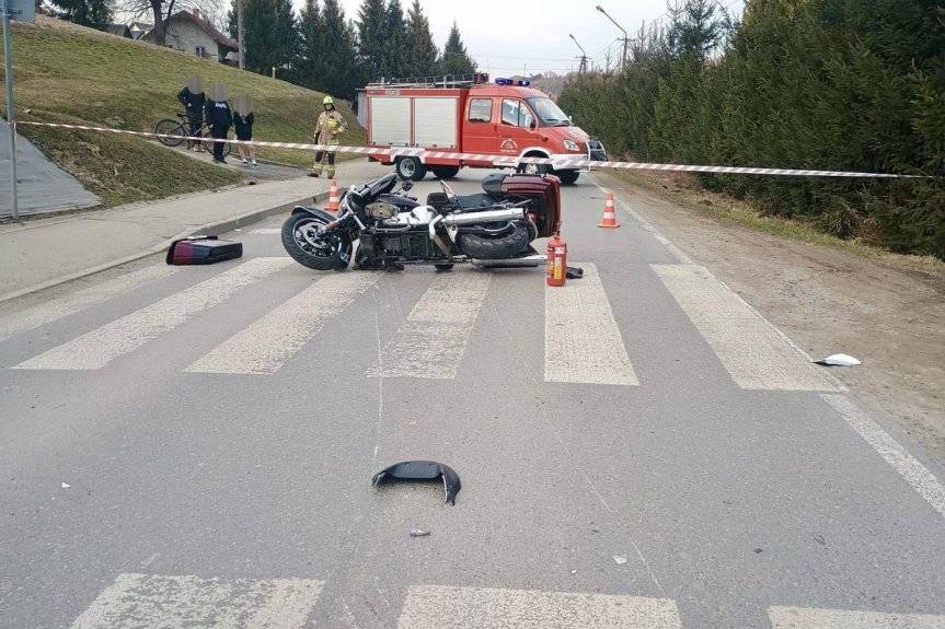 Zderzenie czterech pojazdów w Przysietnicy