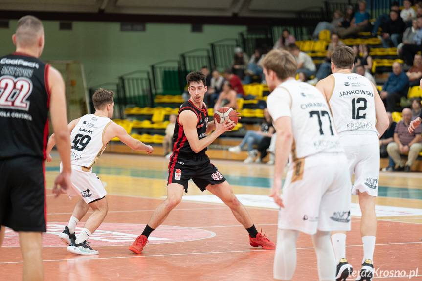 Miasto Szkła Krosno - ŁKS Coolpack Łódź 93:94 [ZDJĘCIA]