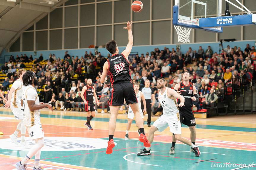 Miasto Szkła Krosno - ŁKS Coolpack Łódź 93:94 [ZDJĘCIA]