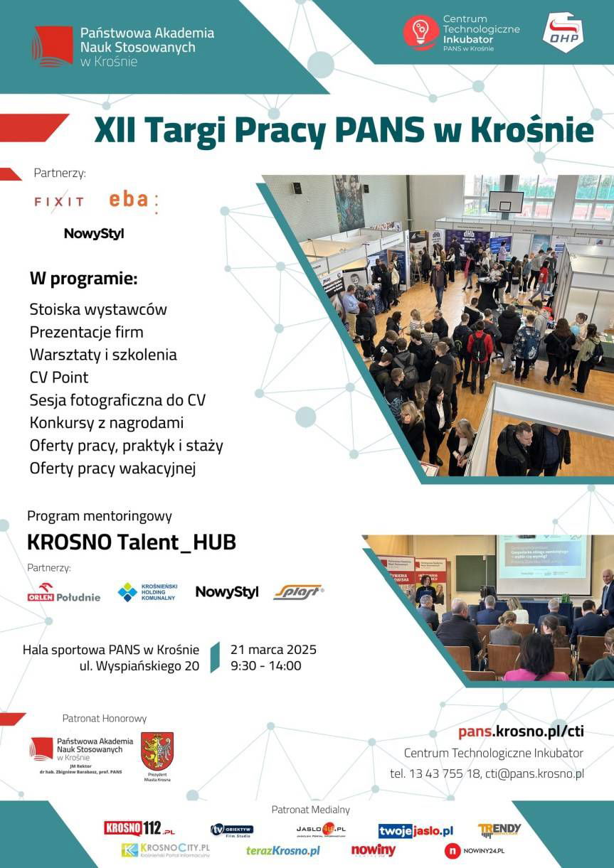 Państwowa Akademia Nauk Stosowanych w Krośnie zaprasza na Targi Pracy