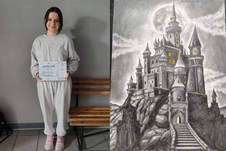 Maja Ciupińska z Iwonicza najlepsza w ogólnopolskim konkursie plastycznym