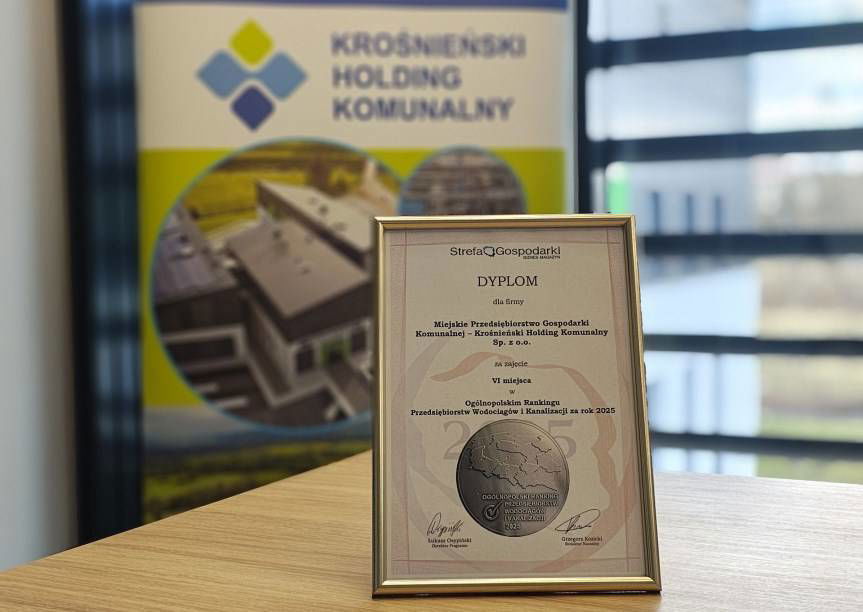 Wodociągi Krośnieńskie wśród najlepszych w Polsce