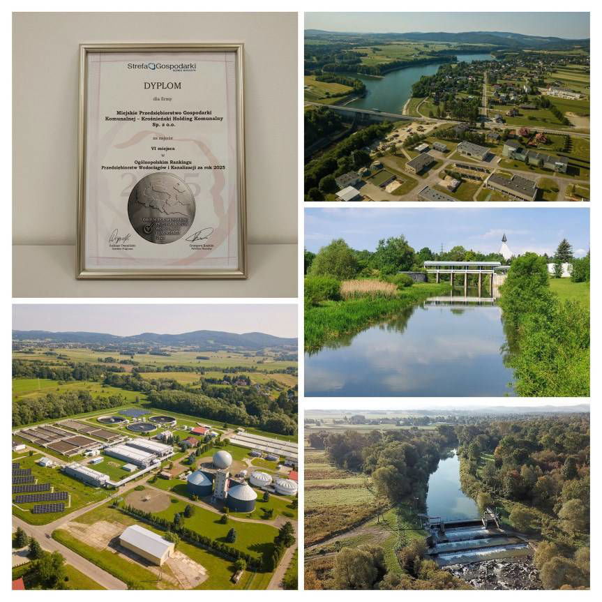 Wodociągi Krośnieńskie wśród najlepszych w Polsce