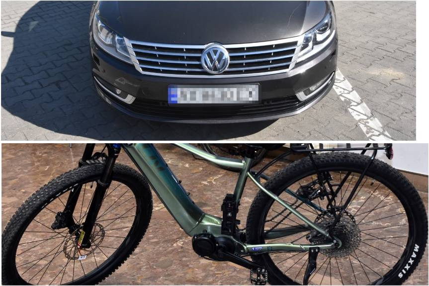 SG przechwyciła volkswagena i rowery pochodzące z kradzieży