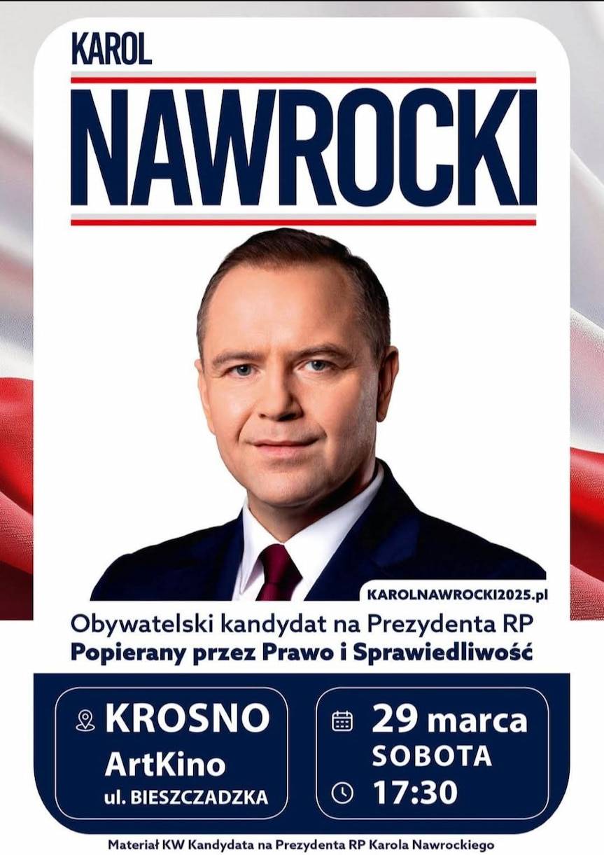 Karol Nawrocki będzie gościł w Krośnie