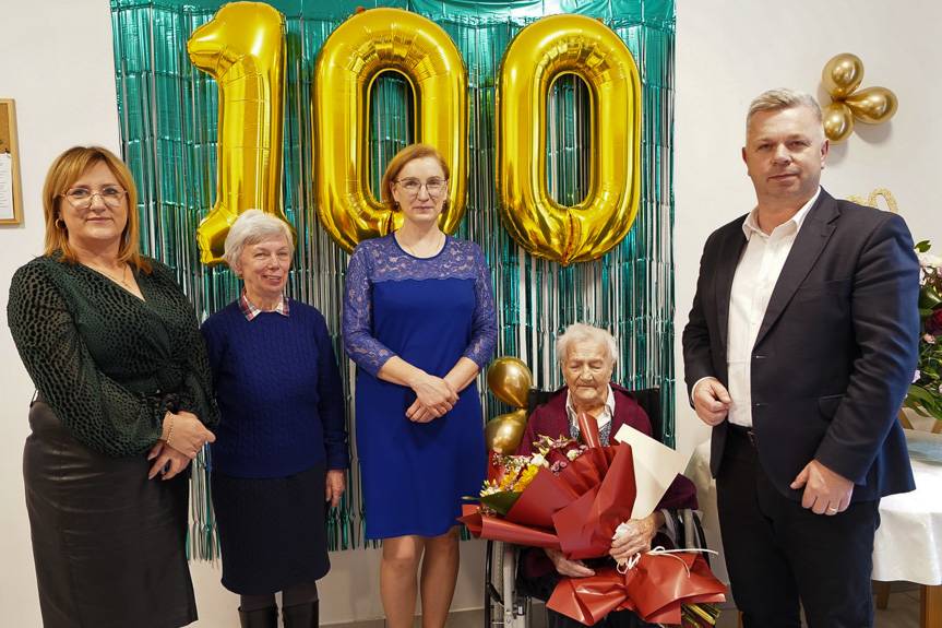 Wyjątkowe chwile w SDPS Jedlicze. Pani Maria skończyła 100 lat