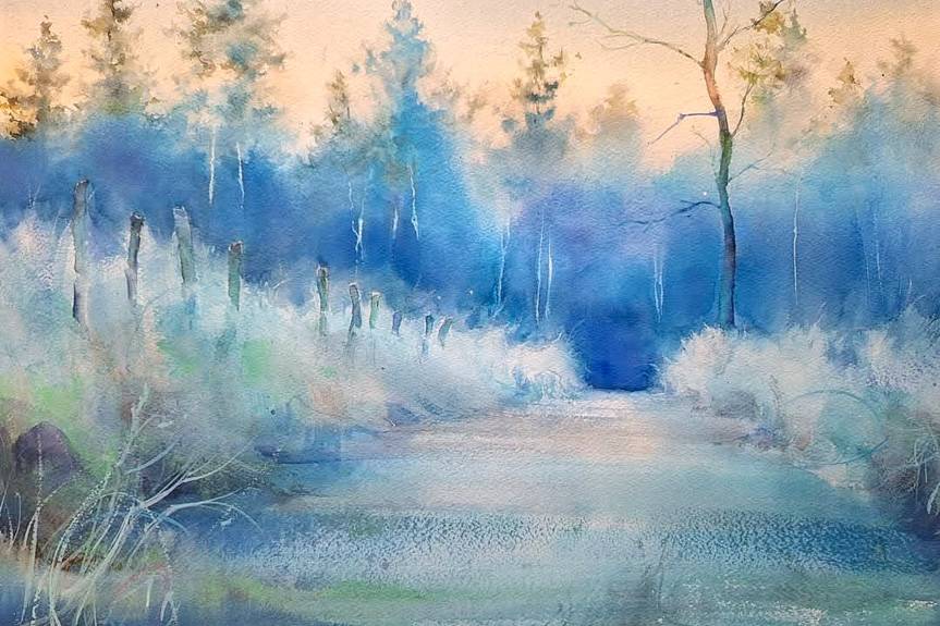 Krośnieński pejzaż akwarelą. Warsztaty akwarelowe 