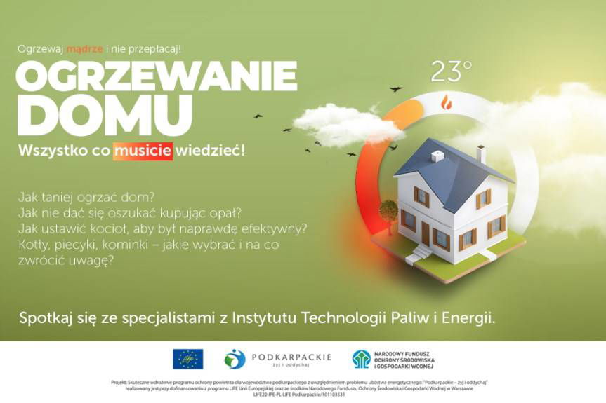 Jak mniej płacić za ogrzewanie domu? Bezpłatne szkolenia w Krośnie i powiecie krośnieńskim