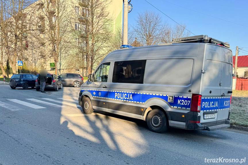 Poranna kolizja w Krośnie