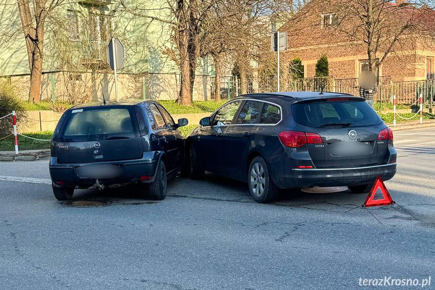 Poranna kolizja w Krośnie