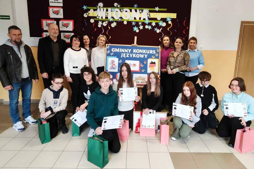 Konkurs, który łączył naukę i zabawę. Uczniowie rywalizowali w językach obcych