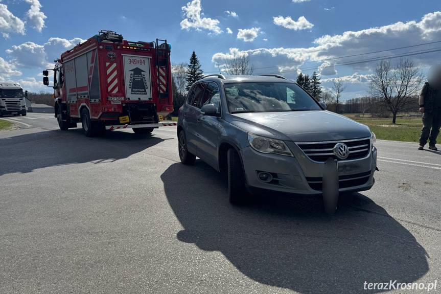 Zderzenie i potrącenie na Rzeszowskiej