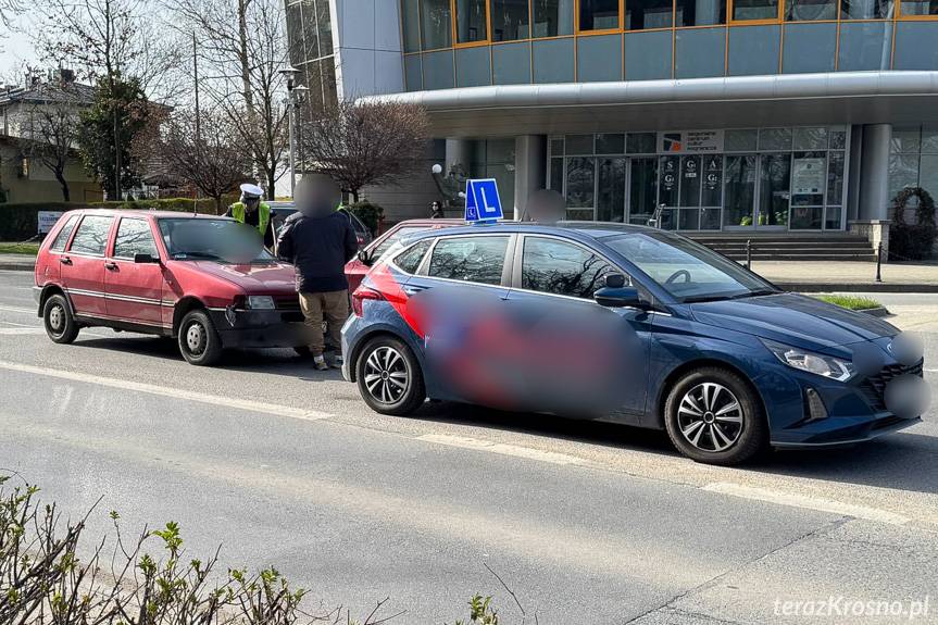 Krosno. Zderzenie dwóch samochodów