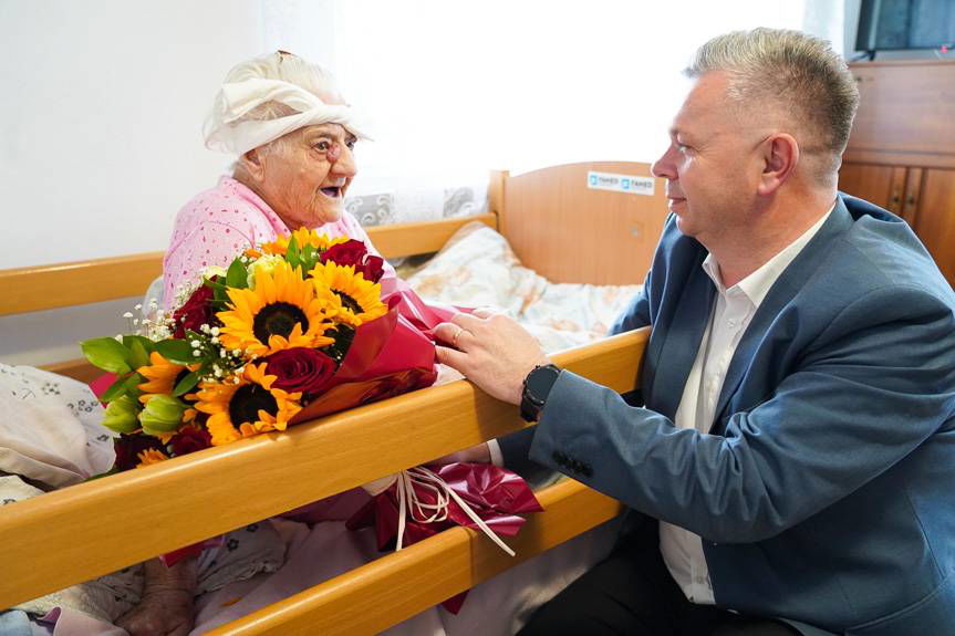 Najstarsza mieszkanka Gminy Jedlicze świętowała 103. urodziny