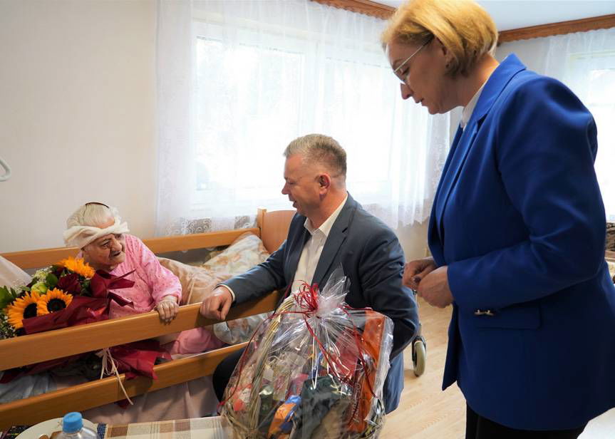 Najstarsza mieszkanka Gminy Jedlicze świętowała 103. urodziny