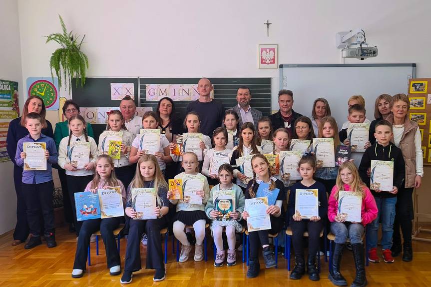 Ortograficzny sprawdzian dla najmłodszych. Mistrzem Natalia Cimaj z Posady Górnej