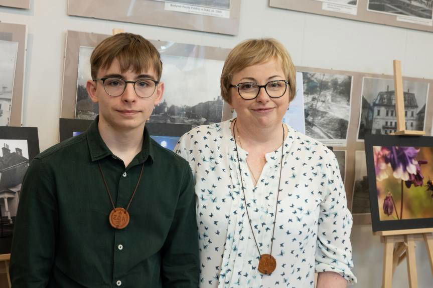 Wystawa fotograficzna Michała Jaracza z ZSKU w Krośnie