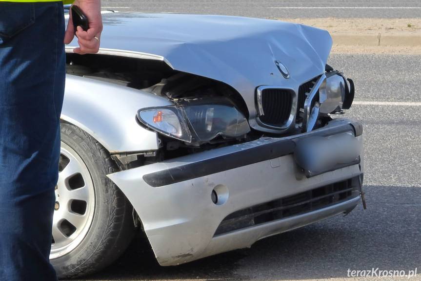 Krosno. Zderzenie dwóch samochodów