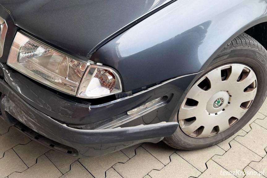 Zderzenie nissana i skody