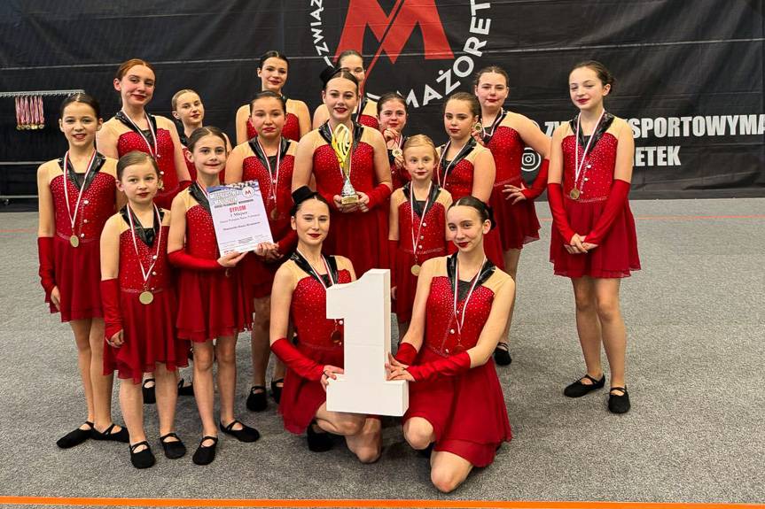 Ogromny sukces mażoretek z Rymanowa