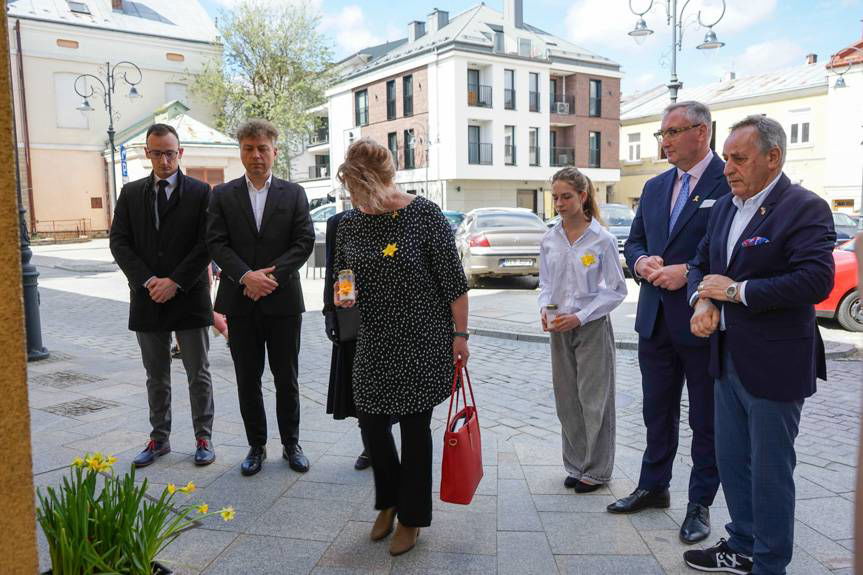 Obchody 82. rocznicy Powstania w Getcie Warszawskim w Krośnie