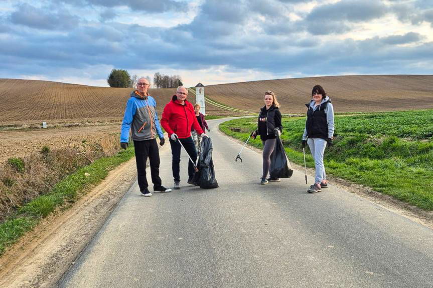 Ponad 4 tony śmieci mniej. Mieszkańcy Gminy Korczyna posprzątali swoją okolicę