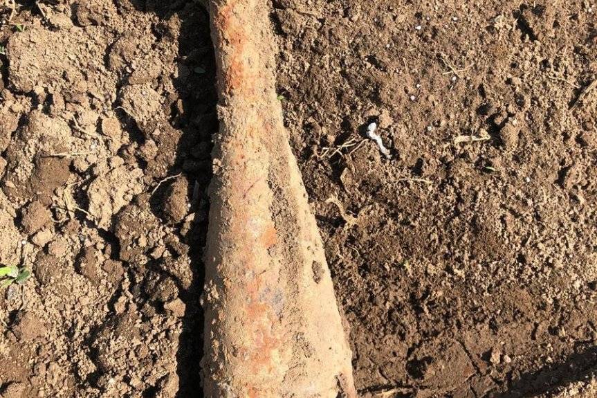 Policjanci zabezpieczali niewybuch