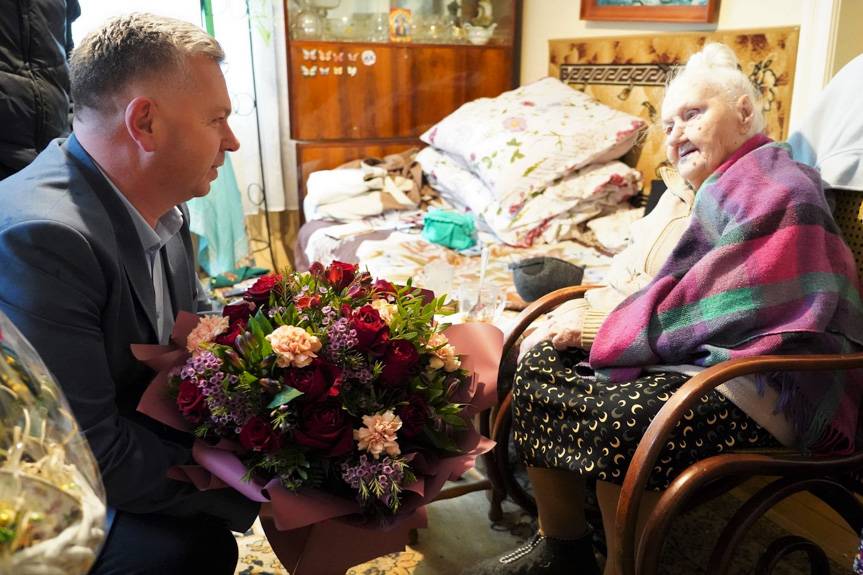 Pani Maria Wilusz z Dobieszyna skończyła 103 lata