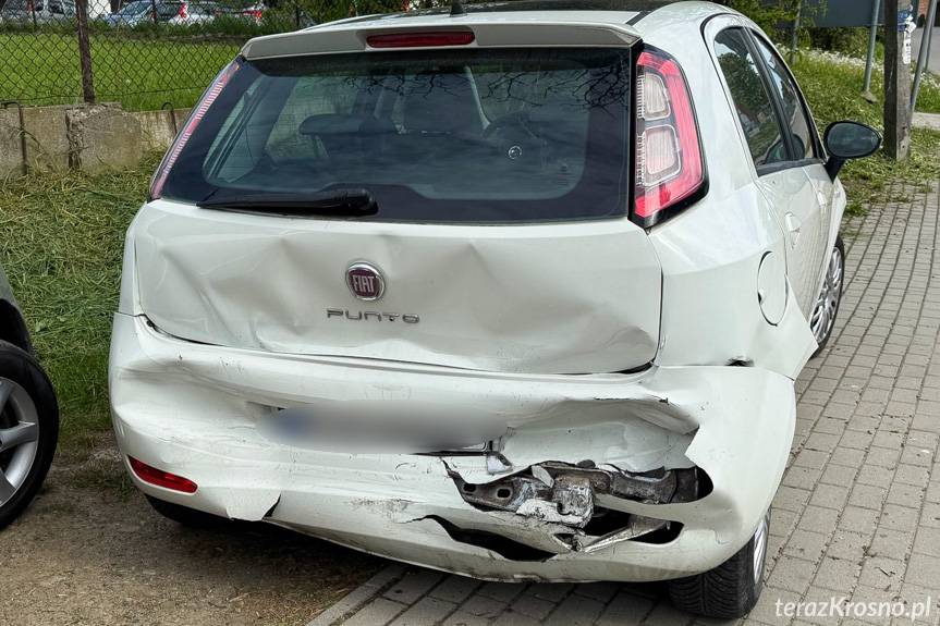 Zderzenie czterech samochodów w Szebniach